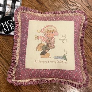 Precious Moments | Pillow | Handmade | Christmas